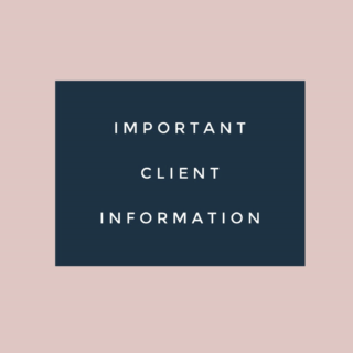 Important Client Information