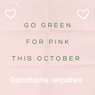 Go Green For Pink This October