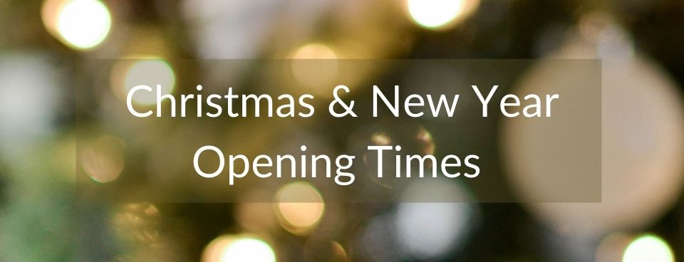 Christmas Opening Times Banner Christmas Opening Times, Hair Salon, Edinburgh