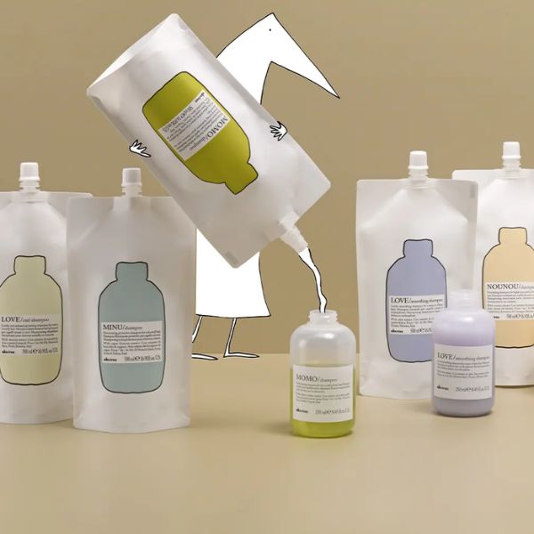 Davines Refillable Pouches
