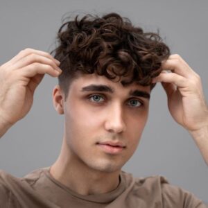 men's curly hairstyles Edinburgh