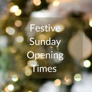 We’re Open on Sundays This December